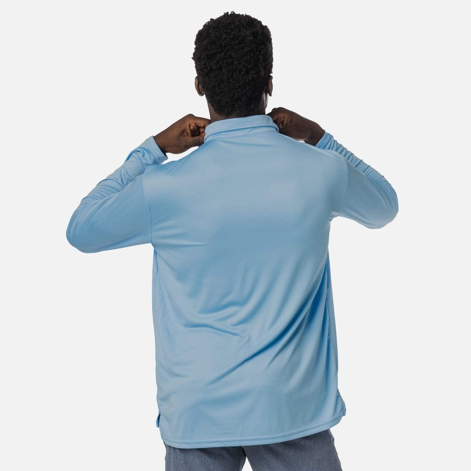 Long Sleeve Polo Shirt UPF 50+
