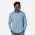 Vapor Apparel Sun Protection Men's Solar Long Sleeve Polo