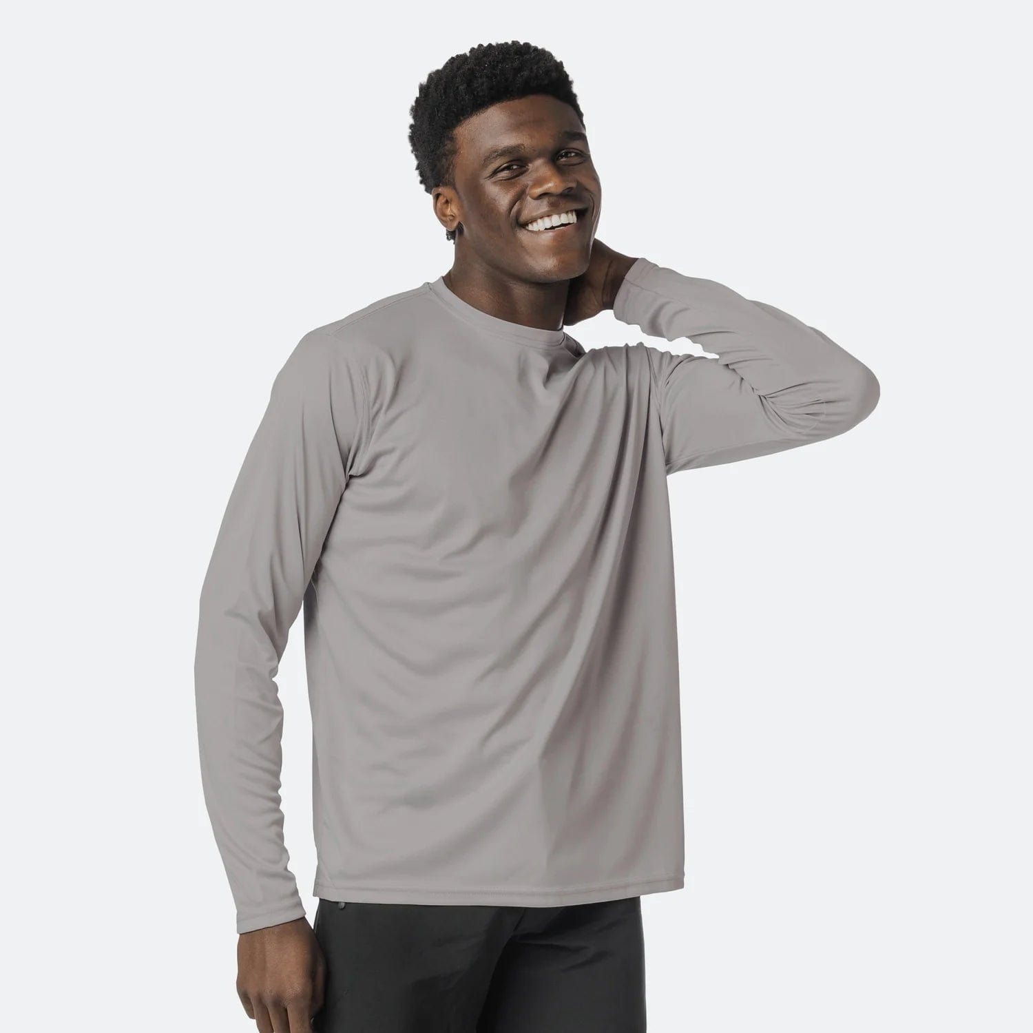 Contour UV Long Sleeve Shirts for Men, UPF 50+ Sun Shield Outdoor Men's  Long Sleeve T Shirts, Casual Tee Shirt