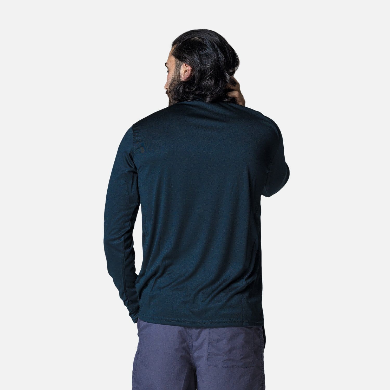 Vapor Apparel Men's Outdoor UPF 50+ Long Sleeve T-Shirt, UV Sun Protection  for Fishing, Running, Hiking, S, Arctic Blue