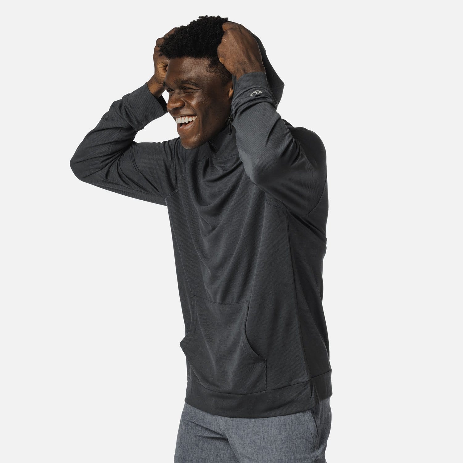 Mens discount running hoody