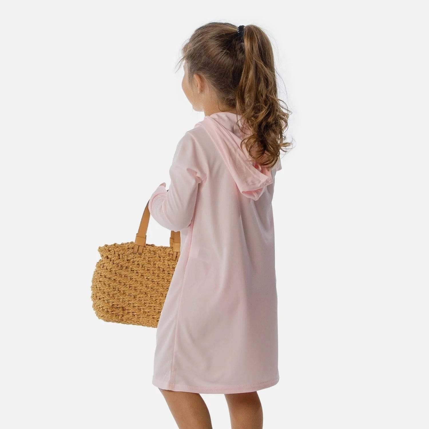 Vapor Apparel Sun Protection Toddler Solar Hooded Dress