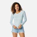 Vapor Apparel Sun Protection Women's Solar V-Neck Long Sleeve