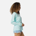 Vapor Apparel Sun Protection Women's Solar V-Neck Long Sleeve