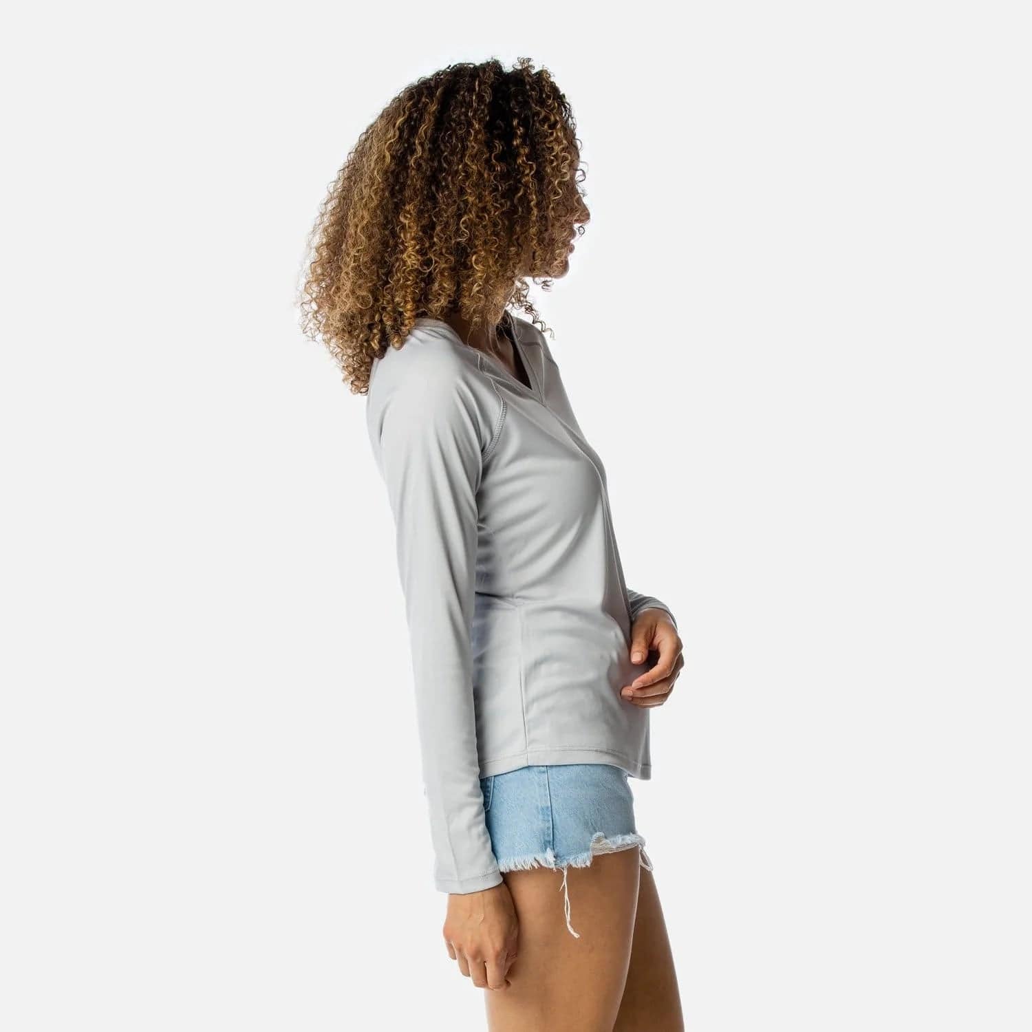 Sunward Women Thermal Shirt V Neck Long Sleeve Underwear Tops