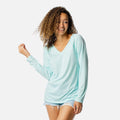 Vapor Apparel Sun Protection Women's Solar V-Neck Long Sleeve